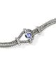 John Hardy John Hardy Sterling Silver Icon Tanzanite & Diamond Double Woven Link Bracelet - 5