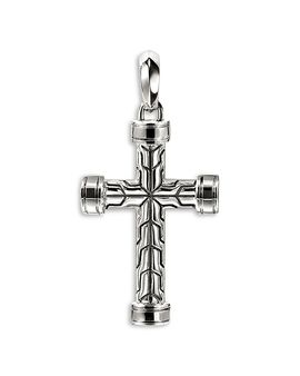 John Hardy John Hardy Sterling Silver Jh Essential Cross Pendant