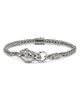 John Hardy John Hardy Sterling Silver Naga Blue Sapphire & Diamond Dragon Flex Bracelet - 1