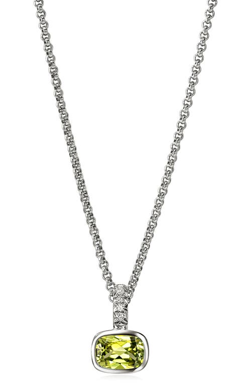 John Hardy John Hardy Sterling Silver Peridot Pendant Necklace 