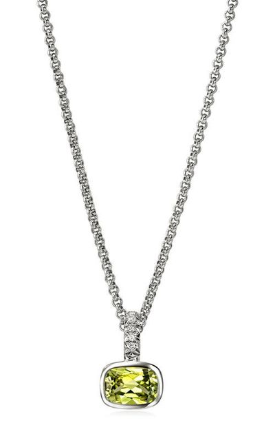 John Hardy John Hardy Sterling Silver Peridot Pendant Necklace 