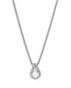 John Hardy John Hardy Sterling Silver Surf Cultured Freshwater Pearl & Diamond Pendant Necklace, 16-18 - 1