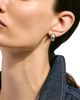 John Hardy John Hardy Sterling Silver Surf Cultured Freshwater Pearl Omega Earrings - 2