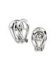 John Hardy John Hardy Sterling Silver Surf Cultured Freshwater Pearl Omega Earrings - 3