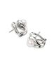 John Hardy John Hardy Sterling Silver Surf Cultured Freshwater Pearl Omega Earrings - 4