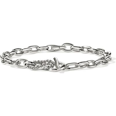 John Hardy John Hardy Surf Bracelet, Sterling Silver, Diamonds 