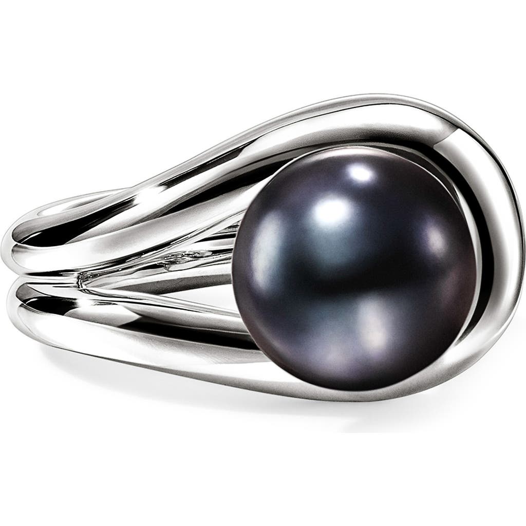 John Hardy John Hardy Surf Ring, Grey Pearl