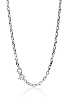 John Hardy John Hardy Surf Sterling Silver Knot Necklace 
