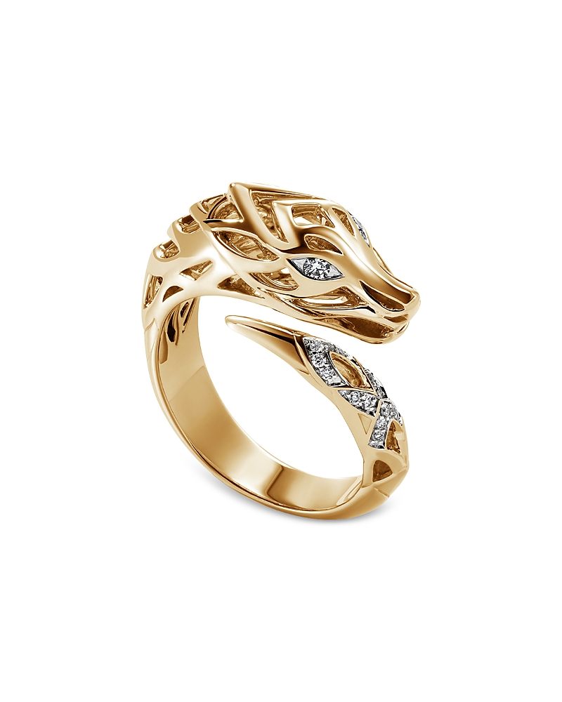 John Hardy John Hardy Yellow Gold Naga Ring