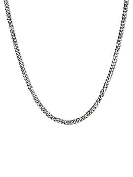 John Hardy Sterling Silver Curb-Chain Necklace/3.9MM