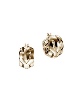 John Hardy Women's Icon 14K Yellow Gold Hoop Earrings
