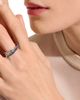 John Hardy Women's JH Essentials Sterling Silver & Black Sapphire Crossover Ring - 2