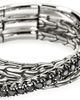 John Hardy Women's JH Essentials Sterling Silver & Black Sapphire Crossover Ring - 4