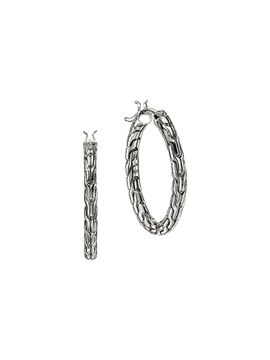 John Hardy Women's JH Essentials Sterling Silver Hoop Earrings/22MM
