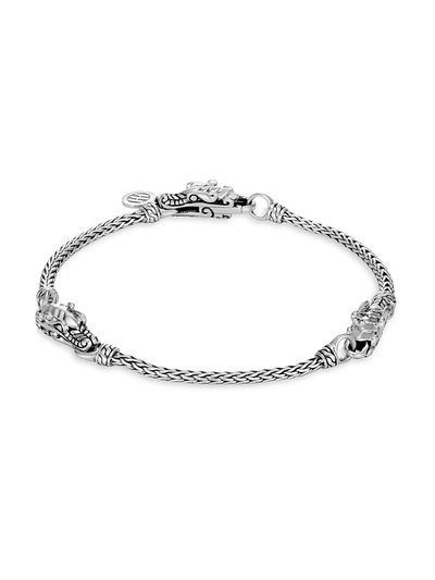 John Hardy Women's Naga Sterling Silver Dragon Station Bracelet