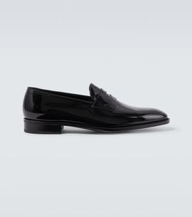 John Lobb John Lobb Jamie patent leather penny loafers