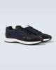 John Lobb John Lobb Leather-trimmed slip-on sneakers - 5