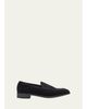 John Lobb Men's Bill Velvet Penny Loafers - 1