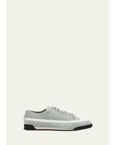 John Lobb Men's Court Suede Runner Sneakers