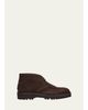 John Lobb Men's Field Nubuck Leather Chukka Boots - 1