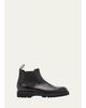 John Lobb Men's Lawry Leather Lug-Sole Chelsea Boots - 1