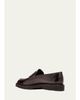 John Lobb Men's Lopez Apron-Toe Leather Penny Loafers - 4