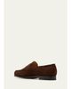 John Lobb Men's Lopez Suede Penny Loafers - 4