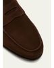 John Lobb Men's Lopez Suede Penny Loafers - 5