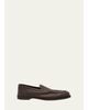 John Lobb Men's Pace Grained Leather Penny Loafers - 1