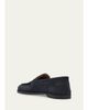 John Lobb Men's Pace Nubuck Leather Penny Loafers - 4