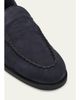 John Lobb Men's Pace Nubuck Leather Penny Loafers - 5