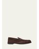 John Lobb Men's Pace Nubuck Penny Loafers - 1
