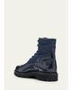 John Lobb Men's Peak Denim and Leather Lace-Up Boots - 2