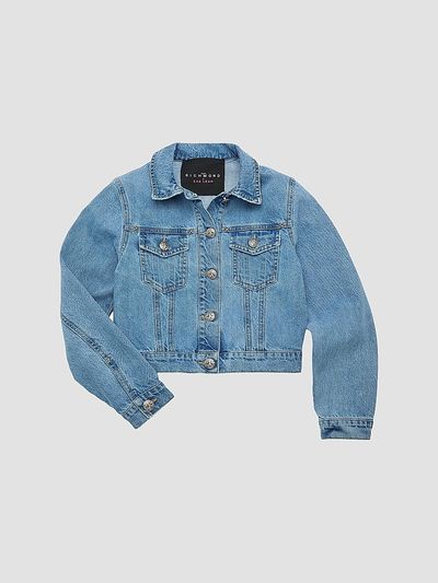 John Richmond x Eva Leah John Richmond x Eva Leah Girl's Little Girl's & Girl's Denim Jacket
