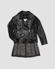 John Richmond x Eva Leah John Richmond x Eva Leah Girl's Little Girl's & Girl's Embellished Croc-Embossed Biker Jacket - 2