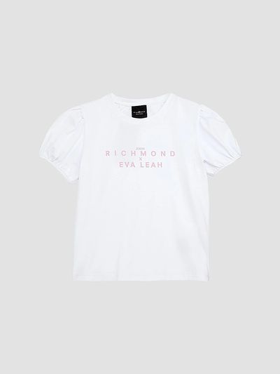 John Richmond x Eva Leah John Richmond x Eva Leah Girl's Little Girl's & Girl's Puff-Sleeve T-Shirt