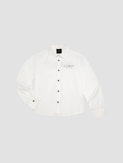 John Richmond x Eva Leah John Richmond x Eva Leah Girl's Little Girl's & Girl's Stretch-Cotton Button-Front Shirt