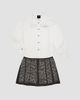 John Richmond x Eva Leah John Richmond x Eva Leah Girl's Little Girl's & Girl's Stretch-Cotton Button-Front Shirt - 2