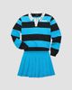 John Richmond x Eva Leah John Richmond x Eva Leah Girl's Little Girl's & Girl's Striped Polo Sweatshirt - 2