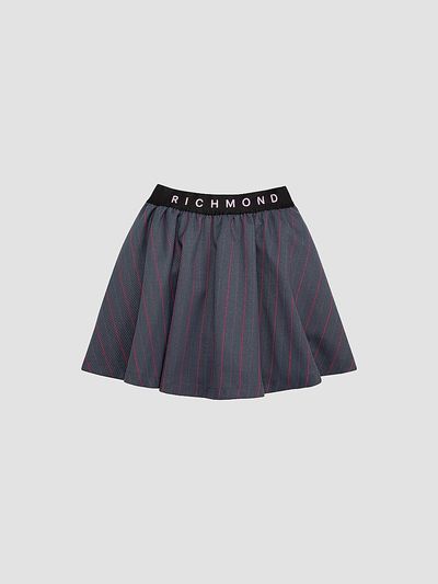 John Richmond x Eva Leah John Richmond x Eva Leah Girl's Little Girl's & Girl's Striped Suiting Skirt