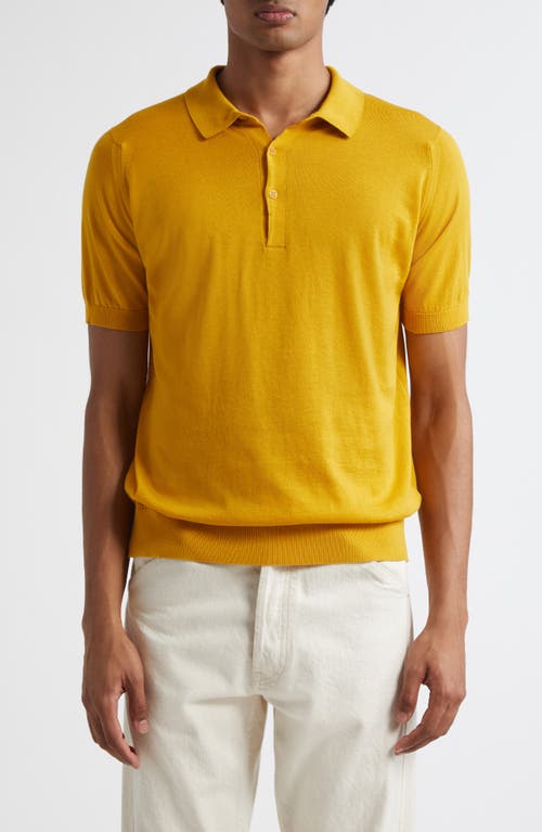 John Smedley John Smedley Elias Sea Island Cotton & Cashmere Polo Sweater (Nordstrom Exclusive)