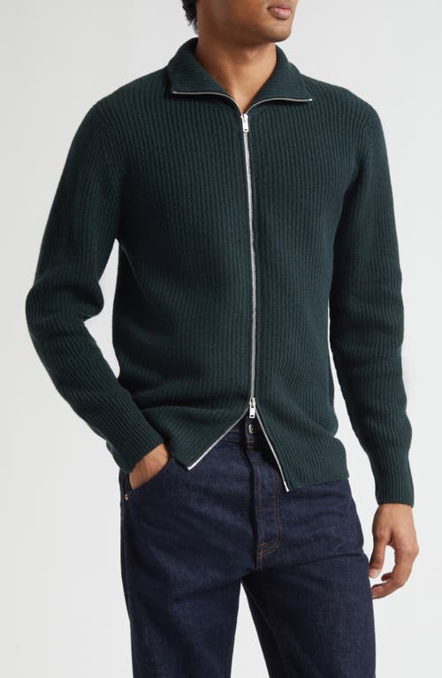 John Smedley John Smedley Mallam Recycled Cashmere & Merino Wool Zip Cardigan