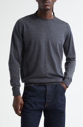 John Smedley John Smedley Marcus Virgin Wool Crewneck Sweater