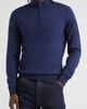 John Smedley John Smedley Men's Tapton Half Zip Merino Wool Sweater - 1