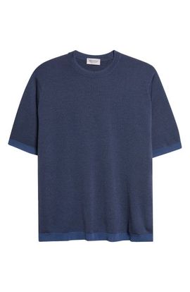 John Smedley John Smedley Roderick Short Sleeve Merino Wool Crewneck Sweater