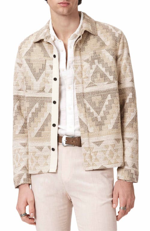 John Varvatos John Varvatos Byrne Geometric Shirt Jacket