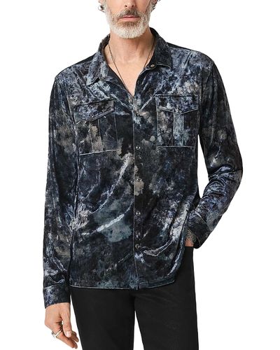 John Varvatos John Varvatos Casalino Dye Cloud Pocket Shirt