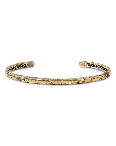 John Varvatos John Varvatos Collection Men's Brass Artisan Cuff Bracelet