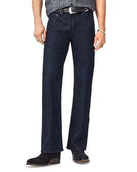 John Varvatos John Varvatos Fader Bootcut Fit Jeans in Navy