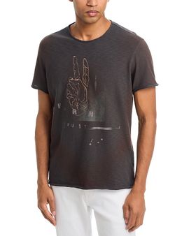 John Varvatos John Varvatos Form Raw Edge Graphic T-Shirt